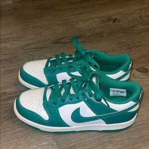 Nike Kids Teal and White Sneakers
